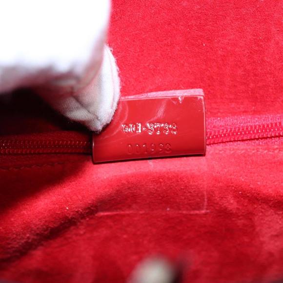 GUCCI GG Canvas Shoulder Bag Red 001 3738 Auth 85971 - Picture 12 of 16